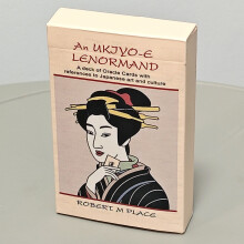 Ukiyoe Illustration Tarot Card Pack 36 Cards Paper Material For Card Games And Art Collectors