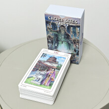 Sacred Sites Tarot Card Collection With 78 Standard Size Cards For Board Fans Game