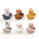 (Animals)Childrens Bath Play Set With Stackable Floating Boats And Hand Puppets For Interactive Water Fun 5
