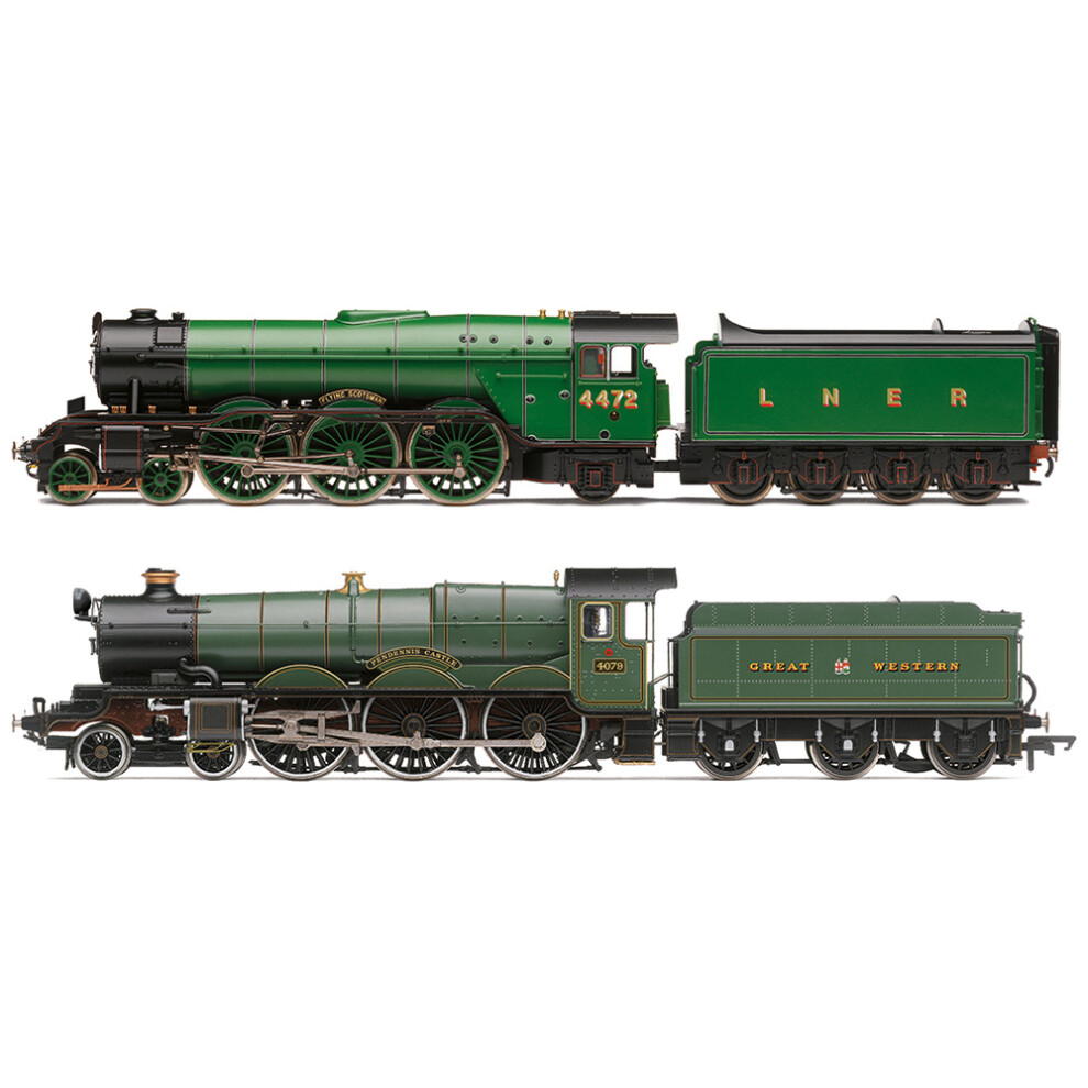 Hornby R30465 OO Gauge LNER 'Flying Scotsman' And GW 'Pendennis Castle' in Austr - Image 6