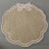 (Beige)Summer Embroidery Jute Coasters With Butterfly Bow Pattern For Use Kitchen 6