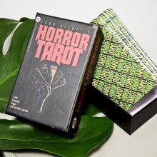 Pacote com 78 cartas de tarô estilo retrô com acabamento texturizado para jogos e entusiastas presentes