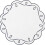 (StyleE)Embroidered Pattern Circular Table Mat With Thickened Design For Elegant Dining 4