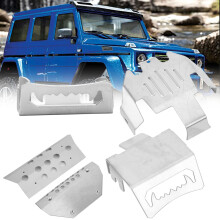 Edelstahl Unterbodenschutz 6 Zoll RC Auto Traxxas