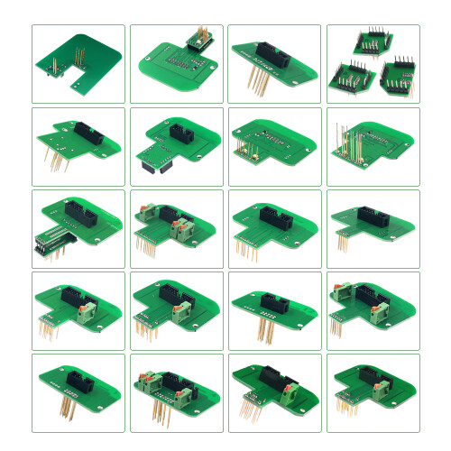 Lot de 22 adaptateurs BDM pour programmation ECU, compatible KTAG KESS FGTECH BDM100