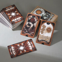 Jeu de cartes de tarot classique avec matériel papier étanche pour jeux de cartes et apprentissage