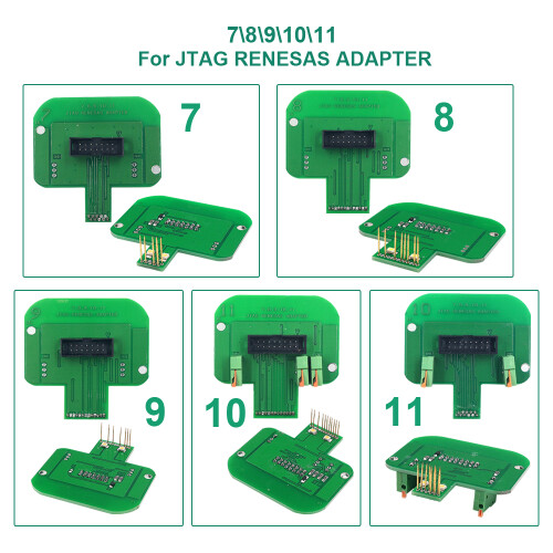 Lot de 22 adaptateurs BDM pour programmation ECU, compatible KTAG KESS FGTECH BDM100 2