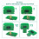 Lot de 22 adaptateurs BDM pour programmation ECU, compatible KTAG KESS FGTECH BDM100 4