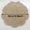 (Yellow)Summer Embroidery Jute Coasters With Butterfly Bow Pattern For Use Kitchen 5