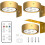3 Pack Battery Operated LED Picture Lights for Wall, 3 Color Temperatures,Remote Control 1
