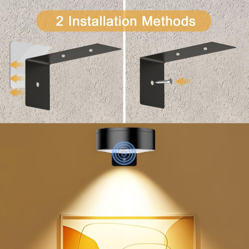 3 Pack Battery Operated LED Picture Wall Light 1