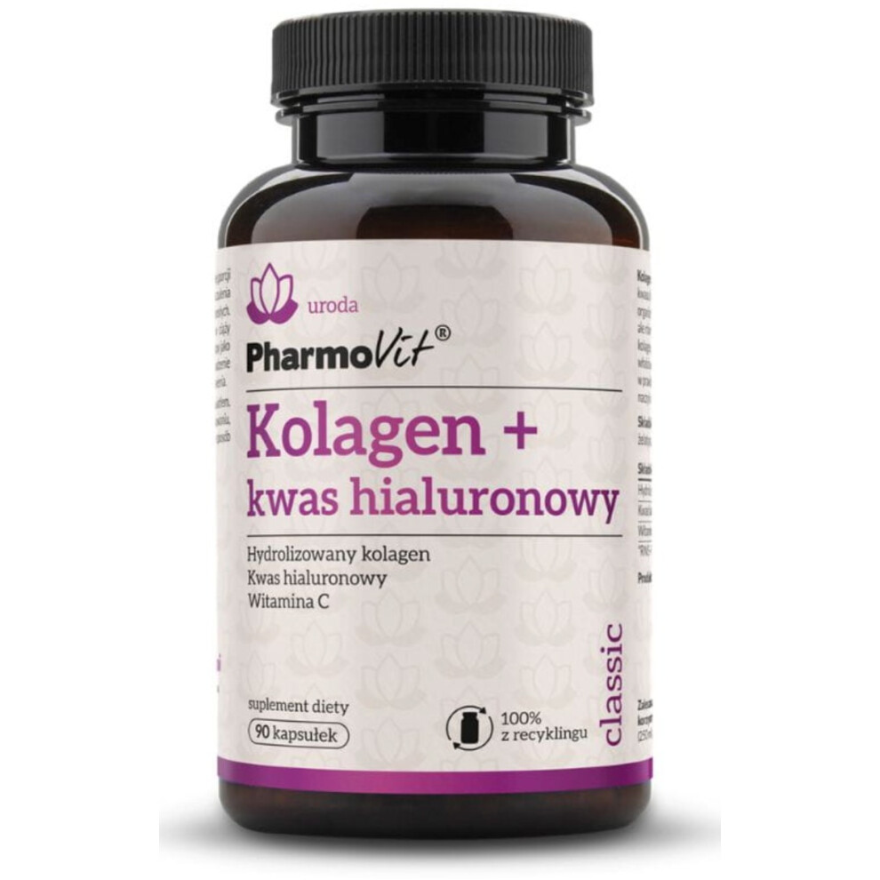 PharmoVit Collagen + Hyaluronic acid capsules, 90 pcs. - Image 2