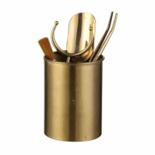 Besteckhalter - Stilvoller Edelstahl-Utensilienhalter Gold S