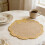 (Yellow)Summer Embroidery Jute Coasters With Butterfly Bow Pattern For Use Kitchen 4
