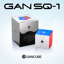 (Original)Gan Sq1 Black Top Uv Magnetico Speed Cube per Competizione e Pratica Abilità