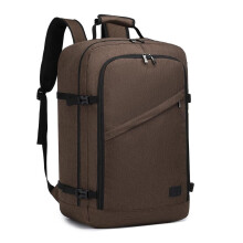 Kono Sac à dos de voyage, Marron, Taille L (55x35x20 cm), 38L, Sac à dos minimaliste pour bagage à main