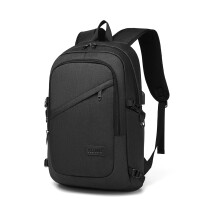 Kono Sac à dos pour ordinateur portable, Noir, Anti-vol, Port USB, 50x14x30 cm