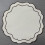 (StyleI)Embroidered Pattern Circular Table Mat With Thickened Design For Dining Elegant 9
