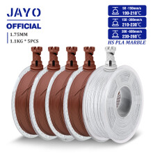 JAYO Hochgeschwindigkeits PLA Marmor Filament, 1,75 mm, Ziegelrot