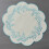 (StyleE)Embroidered Pattern Circular Table Mat With Thickened Design For Dining Elegant 15