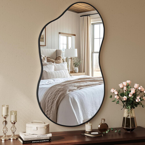 TLGREEN Wall Mirror,66x116cm Hanging Mirror