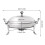 Chafing Dish Stainless Steel Round Durable Buffet Warmer Tray 3