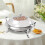 Chafing Dish Stainless Steel Round Durable Buffet Warmer Tray 4