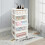 Plastic Storage Drawers 5 Organizer Drawer Cart 4
