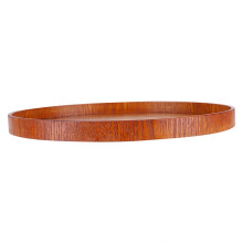 Holztablett rund natur 24 cm Servieren