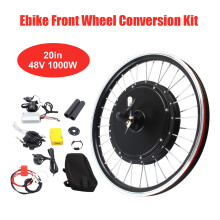Kit de conversion de roue avant 20 pouces, moteur moyeu 48V 1000W, avec écran LED SW-810 et contrôleur sans balais