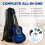 Crystals 23" Concert Beginners Ukulele with Felt Pick & Spare Strings 3