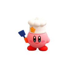 (Orange)Kirby Anime Games Cute Cartoon Pink Kirby Waddle Dee Doo Collect Mini Dolls Toys