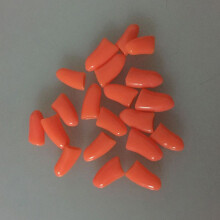 (OrangeYellow,XL)20pcs Pet Dog Cat Nail Caps Pu Wrap Claw Paws Protect Clean Cute Safe Glue Send