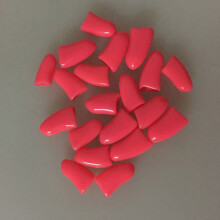 (RoseRed,XL)20pcs Pet Dog Cat Nail Caps Pu Wrap Claw Paws Protect Clean Cute Safe Glue Send