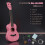 23" Concert Beginners Ukulele with Felt Pick & Spare Strings 7
