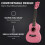 23" Concert Beginners Ukulele with Felt Pick & Spare Strings 8