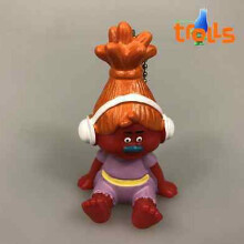 (C)Creative Elf Shape Keychain With Waterproof Silicone For School Bag And Car Keys
