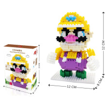 (Wario)Super Mario Bros Themed Plastic Toy Character Assemble Building Blocks Gift Kid