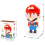 (Toad)Super Mario Bros Themed Plastic Toy Character Assemble Building Blocks Gift Kid 6