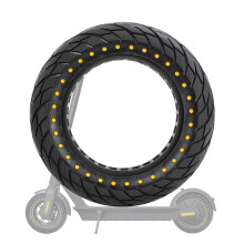 Pneu plein en caoutchouc 10x2.5-6 noir, durable, pour trottinette Ninebot Max G30