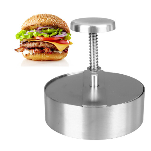 Burgerpresse 14cm Edelstahl 2