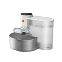 Fontaine à eau pour chat sans fil, 3L, rechargeable, ultra silencieuse, sans filtre