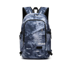 Kono Sac à dos pour ordinateur portable anti-vol, Bleu, 50x14x30 cm, avec port USB et compartiments