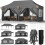 Pop Up Gazebo Wedding Camping Tent 3x6m Grey 1