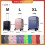 KONO TSA, Valise rigide ABS, Taille M, 52x38x21 cm, 36L, Doré 2