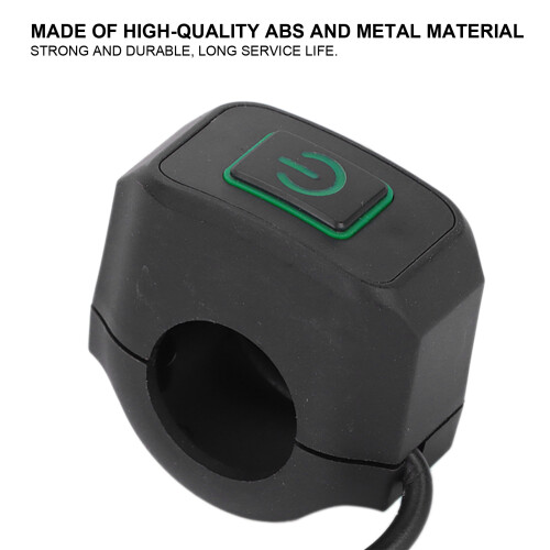 Motorrad Schalter Steuerung Universal 22mm Grün