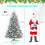 218 cm Artificial Christmas Tree with 350 LED Lights 1