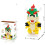 (Toad)Super Mario Bros Themed Plastic Toy Character Assemble Building Blocks Kid Gift 7