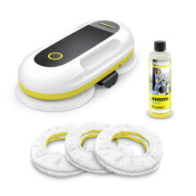Robot limpiacristales Karcher RCW 2 - 62 dB - limpieza automática - limpieza de bordes - control remoto - 6 paños/detergente 125ml