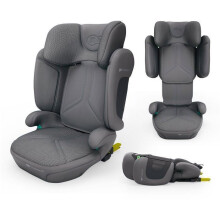 Kinderkraft XPAND 2 PRO i-Size ISOFIX Autositz 100-150 cm verstellbar faltbar breiter Rücken Grau